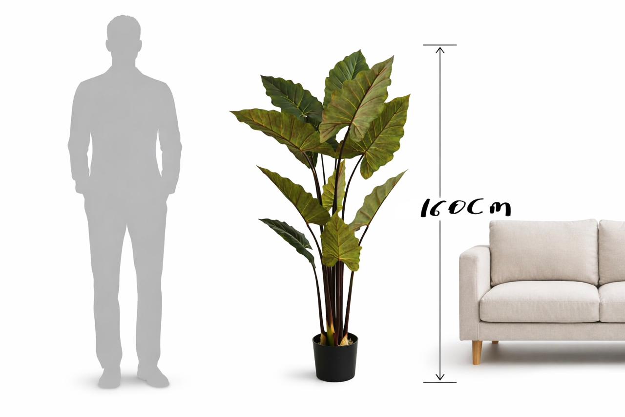 ხელოვნური დეკორატიული მცენარე ქოთნით (160სმ ) IDEA 05-1 (YD28110)